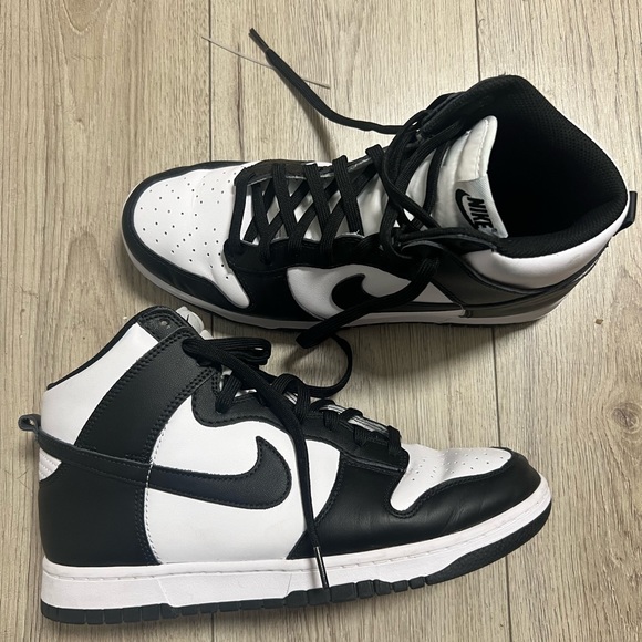 Nike Dunk High Black White Men's Size 10 - Picture 12 of 12